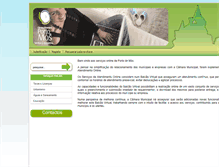 Tablet Screenshot of online.municipio-portodemos.pt